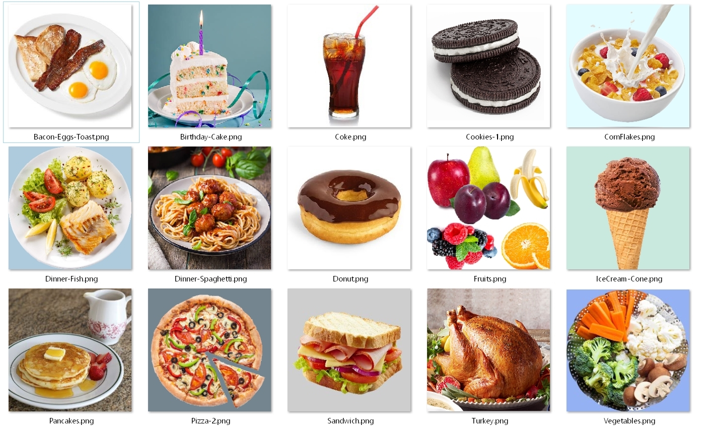 Food images
